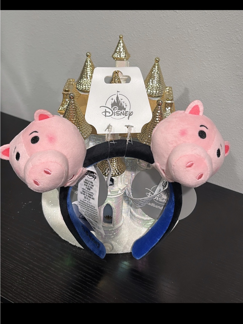 Disney Pink Plush Pig Ear Headband - NWT!!